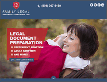 Tablet Screenshot of familylegaldocspecialists.com
